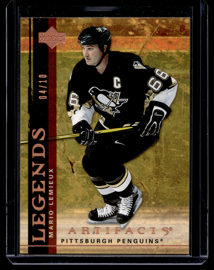 2007-08 Upper Deck Artifacts - Bronze - Legends - Mario Lemieux #102 /10