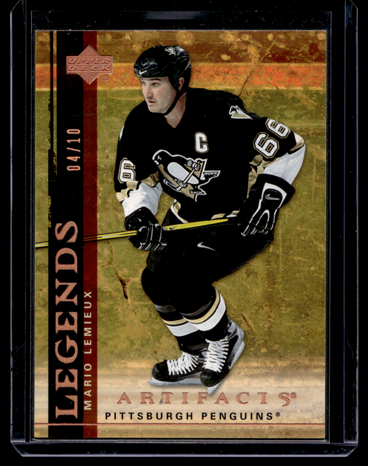2007-08 Upper Deck Artifacts - Bronze - Legends - Mario Lemieux #102 /10