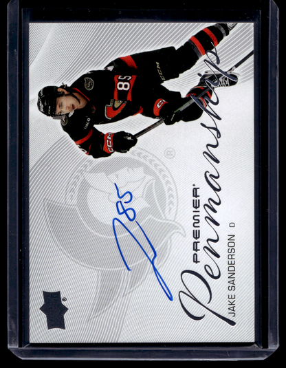 2024-25 Upper Deck Premier - Premier Penmanship - Jake Sanderson #PEN-SA