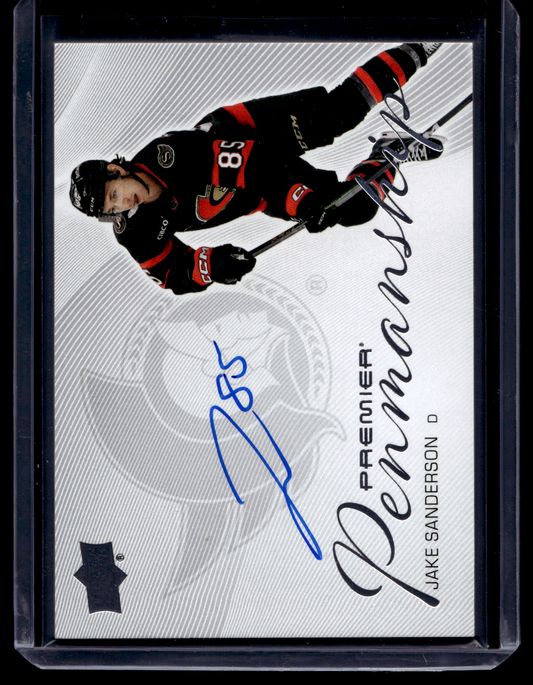 2024-25 Upper Deck Premier - Premier Penmanship - Jake Sanderson #PEN-SA