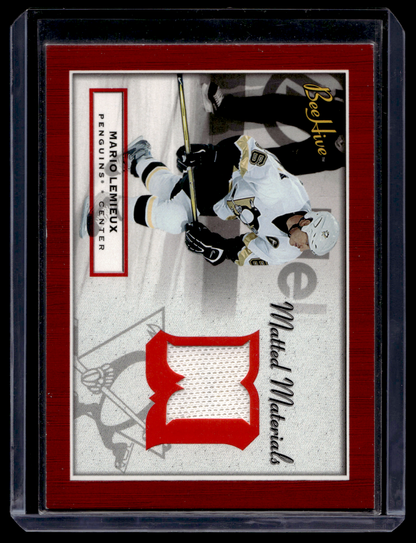 2005-06 Upper Deck Bee Hive - Matted Materials - Mario Lemieux #MM-ML