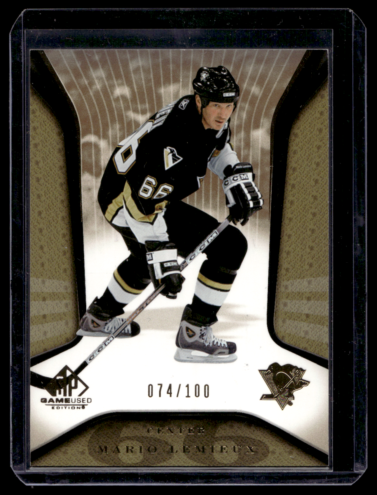 2006-07 Upper Deck SP Game Used Edition - Gold - Mario Lemieux #81 /100