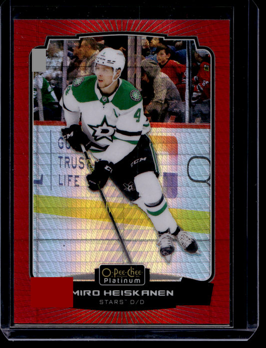 2022-23 Upper Deck OPC Platinum - Red Prism - Miro Heiskanen #75 /199