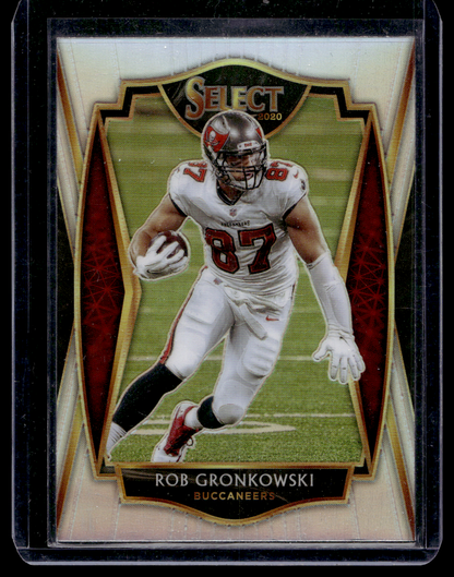 2020 Panini Select - Silver Prizm - Premier Level - Rob Gronkowski #141