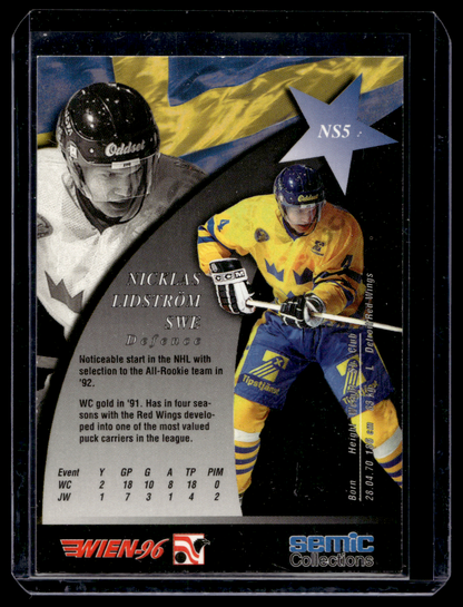 1996 Semic Wien - Nordic Stars - Nicklas Lidstrom #NS5