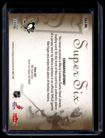 2005-06 Fleer Ultra - Super Six Jersey - Mario Lemieux #SSJ-ML