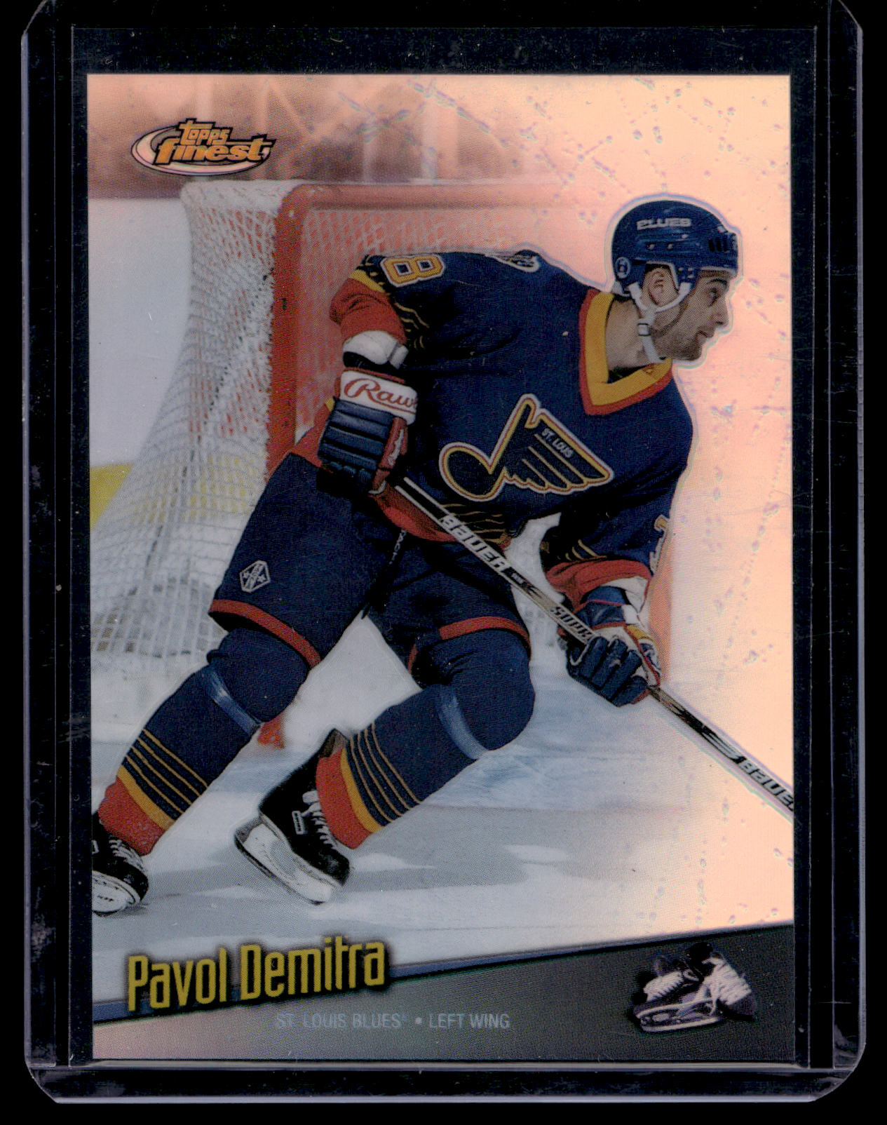 1998-99 Topps Finest - No-Protector Refractor - Pavol Demitra #62