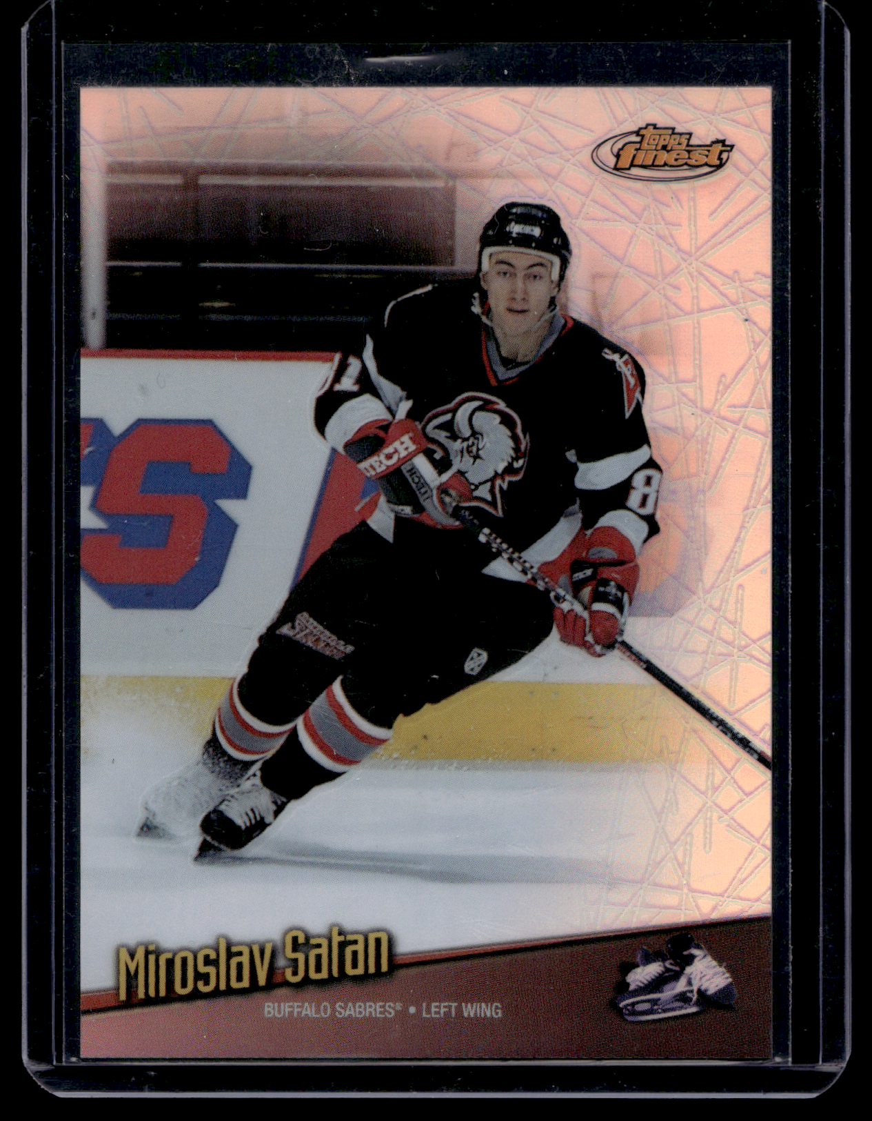 1998-99 Topps Finest - No-Protector Refractor - Miroslav Satan #65