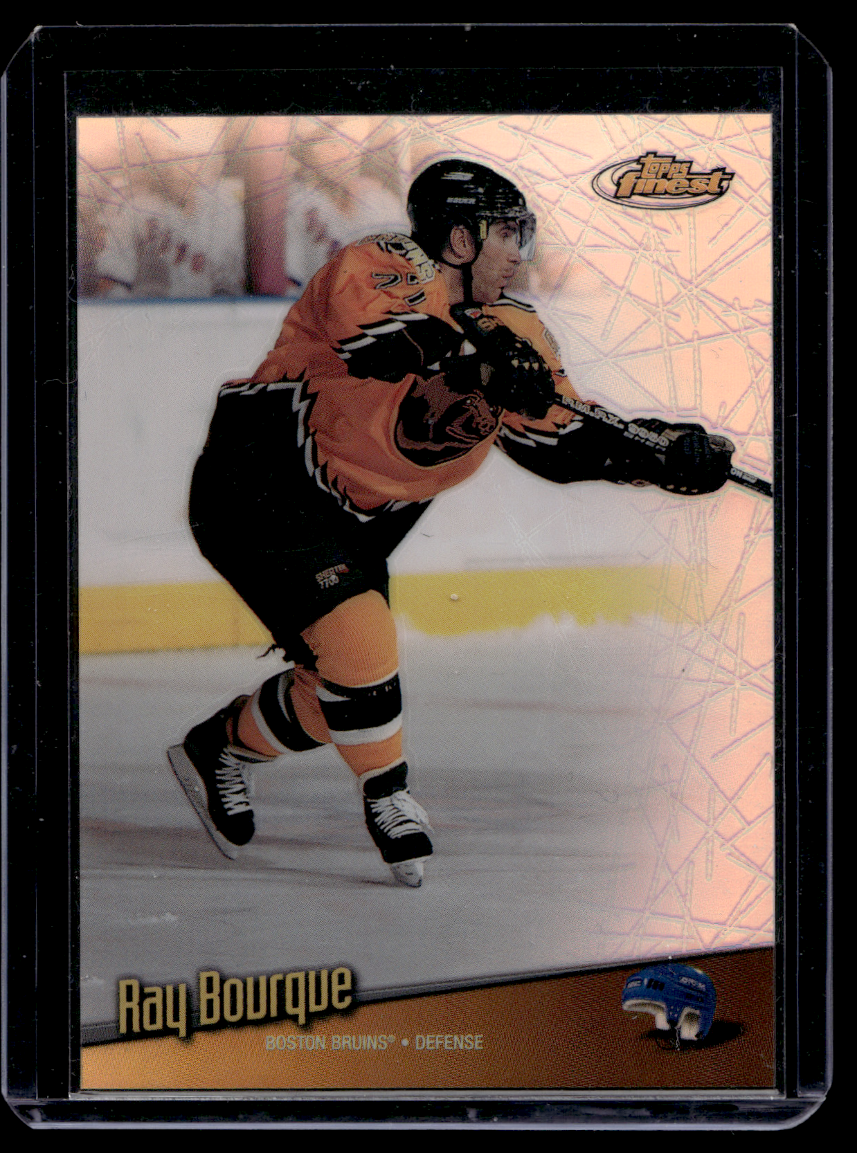 1998-99 Topps Finest - No-Protector Refractor - Ray Bourque #101