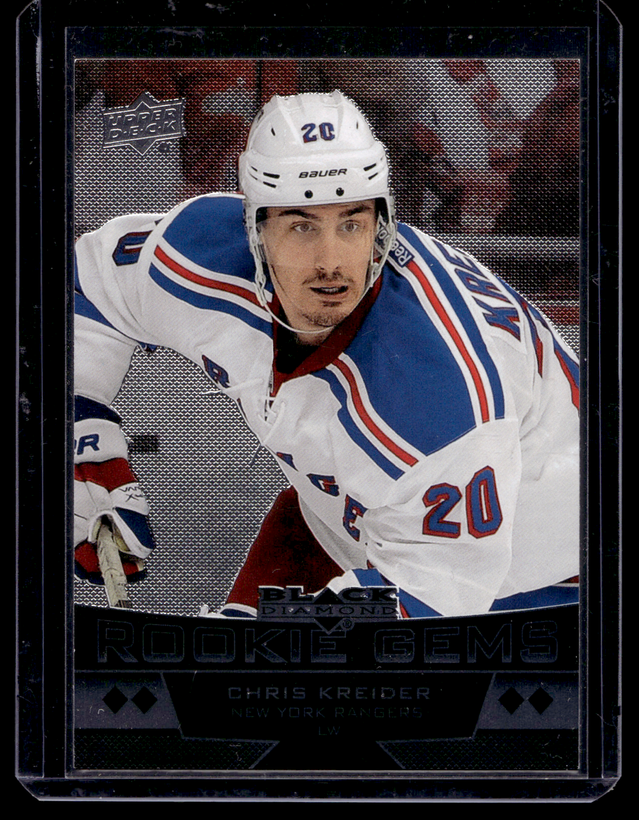 2012-13 Upper Deck Black Diamond - Quad Diamond Rookie Gems - Chris Kreider #242 RC