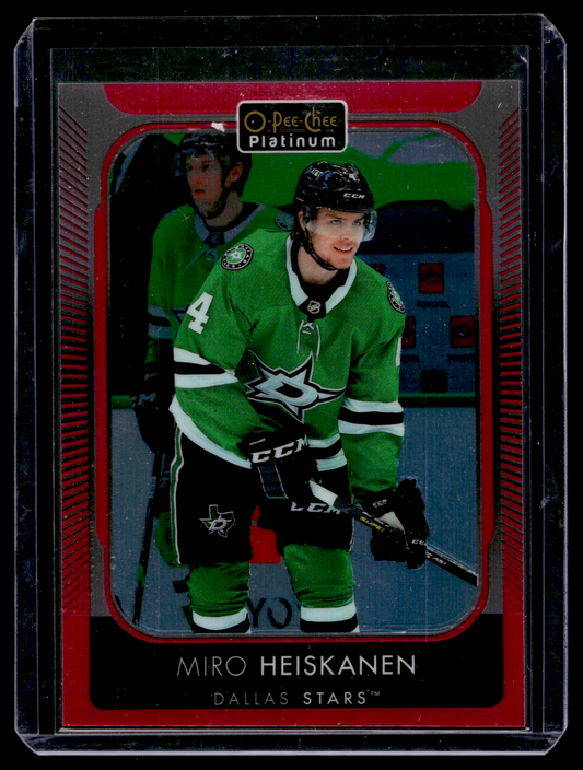 2021-22 Upper Deck OPC Platinum - Matte Pink - Miro Heiskanen #140