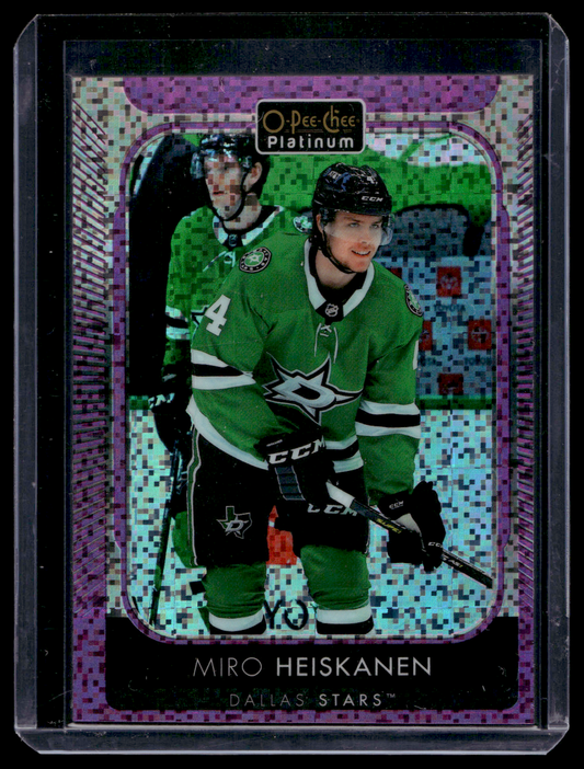 2021-22 Upper Deck OPC Platinum - Violet Pixels - Miro Heiskanen #140 /299