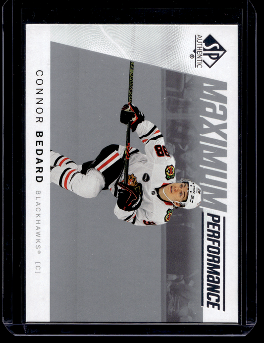 2024-25 Upper Deck SP Authentic - Maximum Performance - Connor Bedard #MP-19
