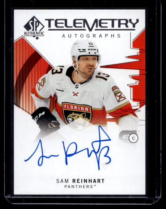 2024-25 Upper Deck SP Authentic - Telemetry Autographs - Sam Reinhart #T-SR