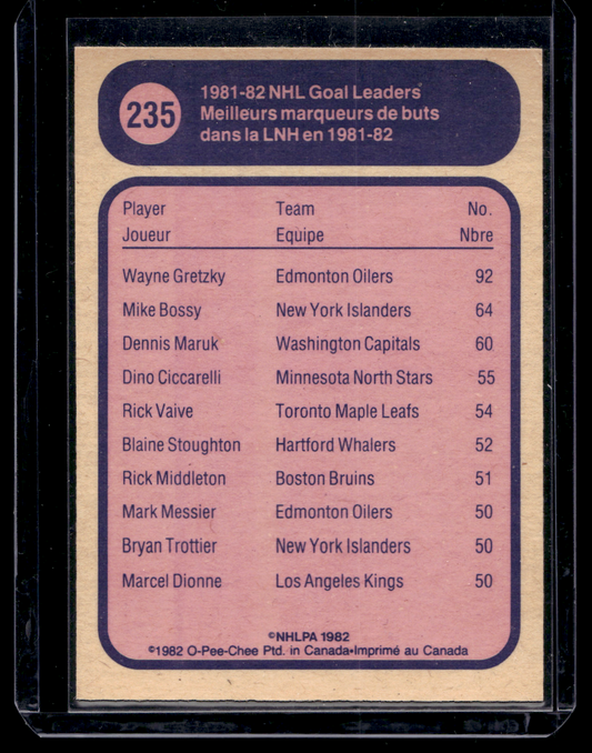 1982-83 O-Pee-Chee - Wayne Gretzky #235