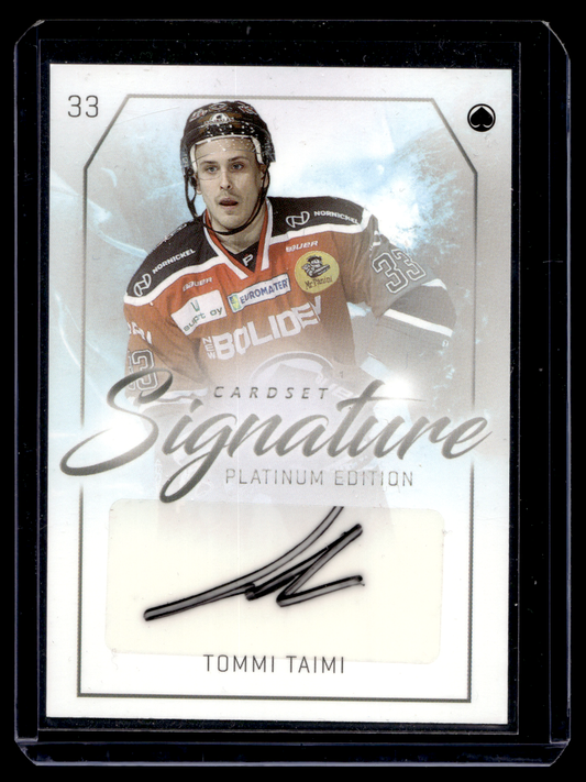 2018-19 Cardset Signature - Tommi Taimi /125