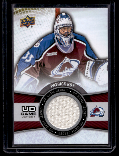2015-16 Upper Deck - UD Game Jersey Series 1 - Patrick Roy #GJ-PR