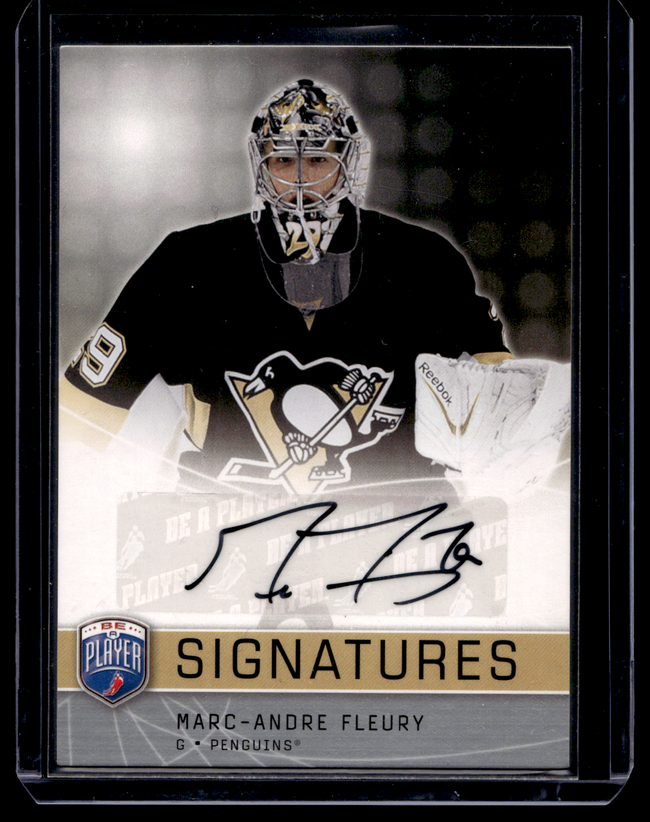 2008-09 Upper Deck Be a Player - Signatures - Marc-Andre Fleury #S-FL