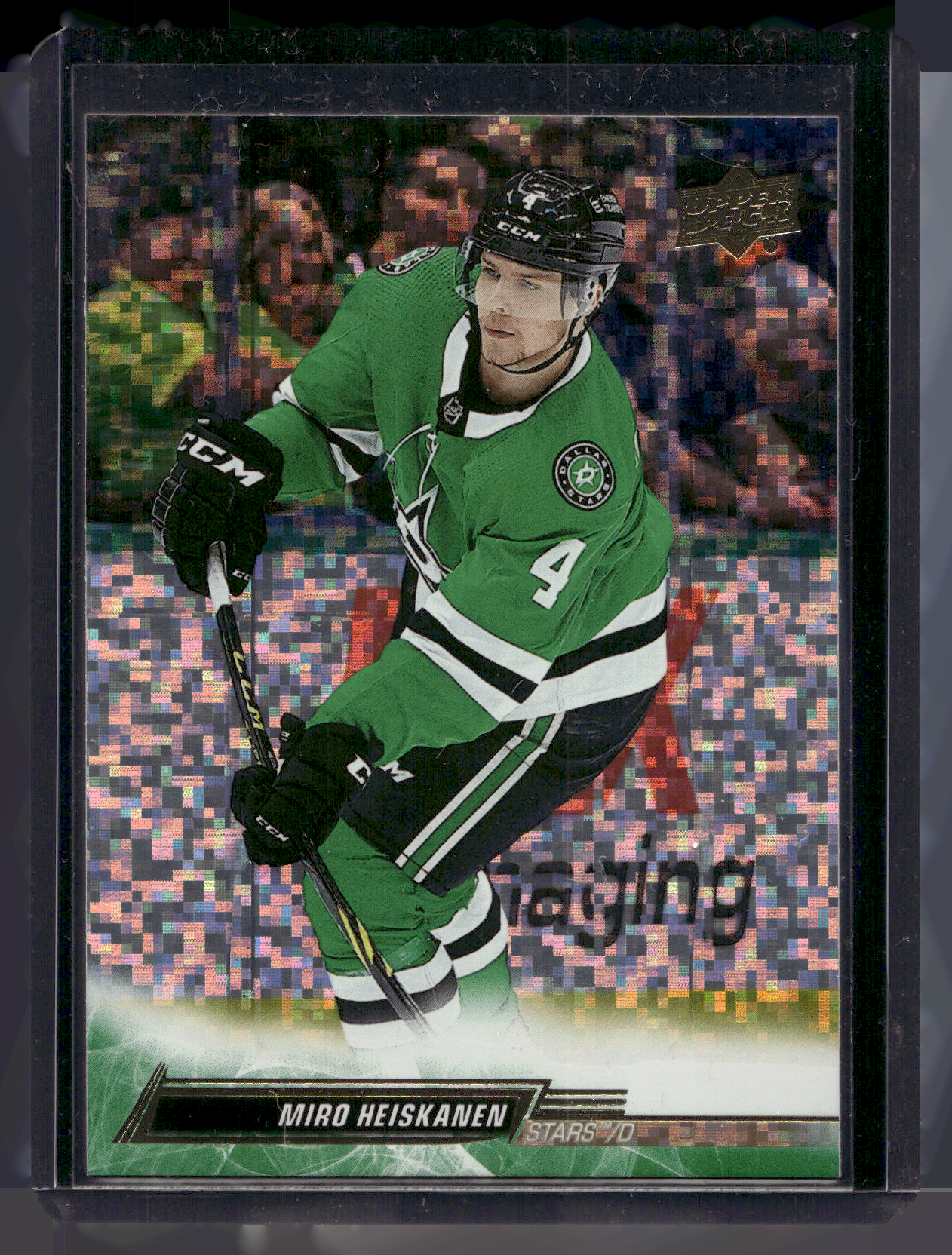 2022-23 Upper Deck Series 1 - Speckled Rainbow Foil - Miro Heiskanen #60