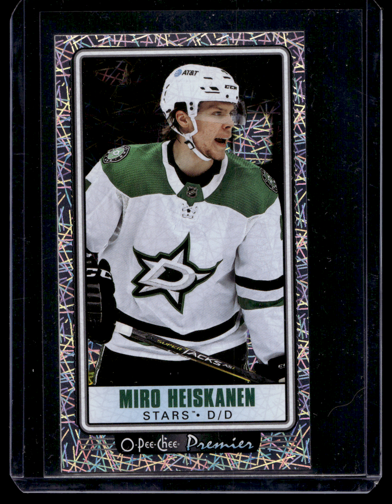 2021-22 O-Pee-Chee - Premier Tallboys - Patterned Foil - Miro Heiskanen #P-13