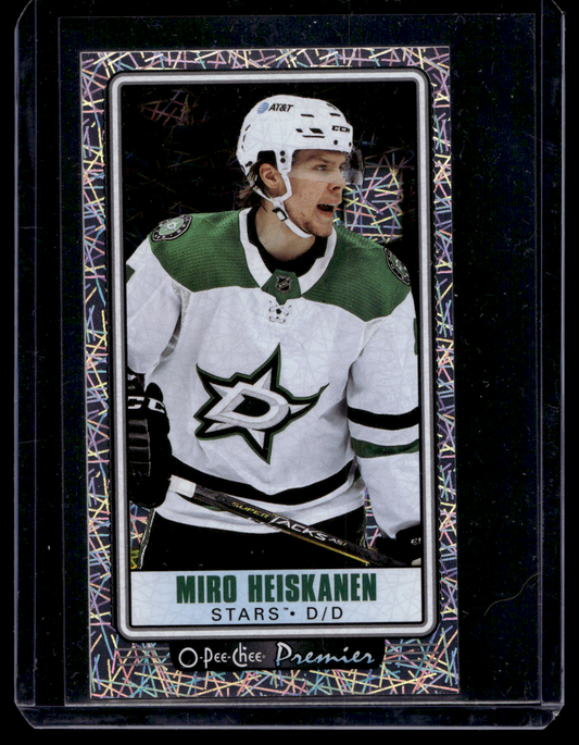 2021-22 O-Pee-Chee - Premier Tallboys - Patterned Foil - Miro Heiskanen #P-13