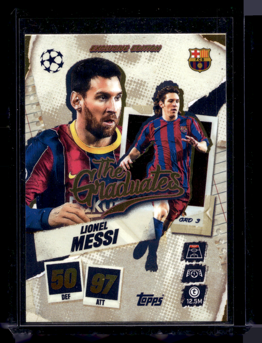 2025-26 Topps Match Attax - Exclusive Edition - The Graduates - Lionel Messi #GRD3