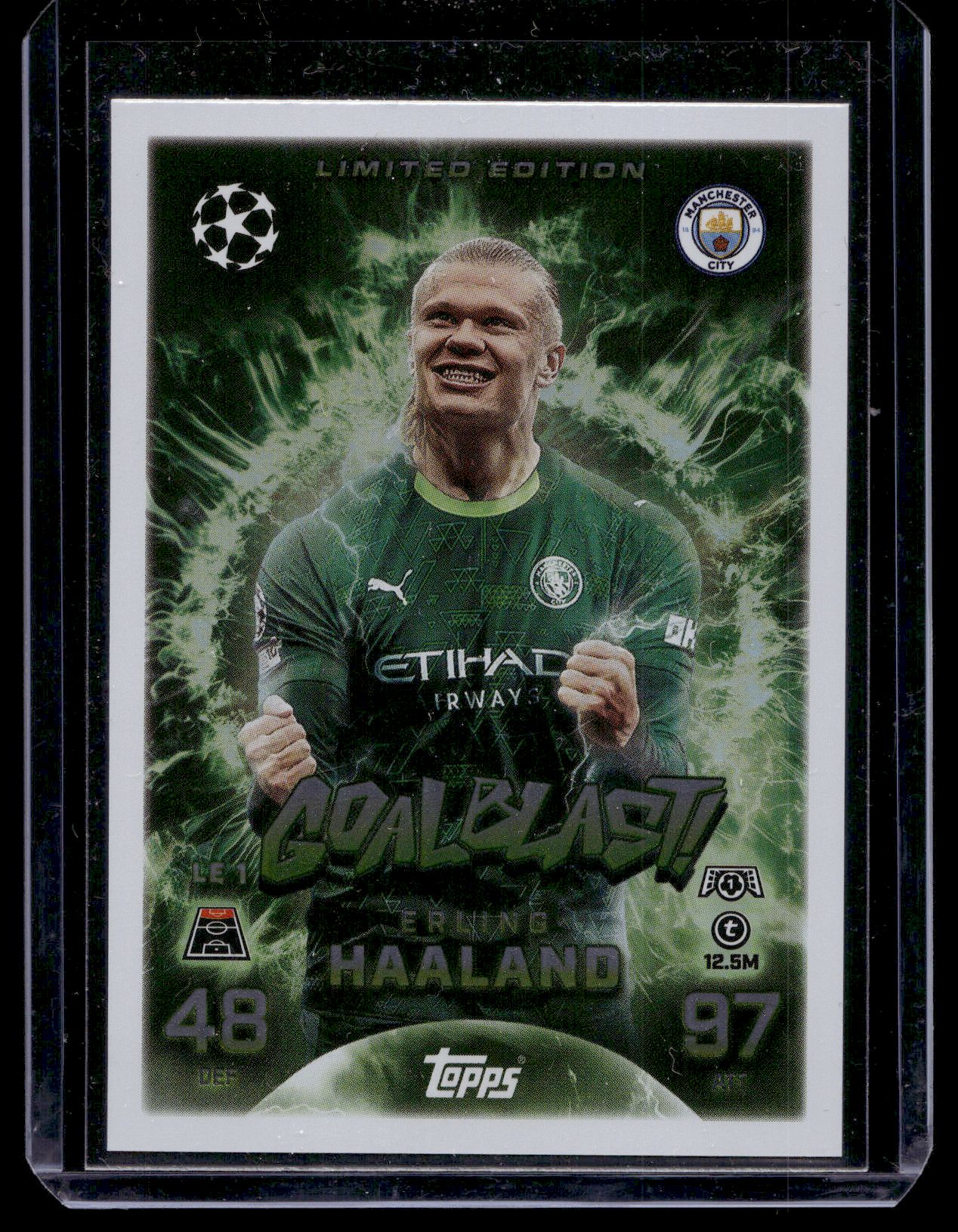 2025-26 Topps Match Attax - Goal Blast - Limited Edition - Erling Haaland #LE1
