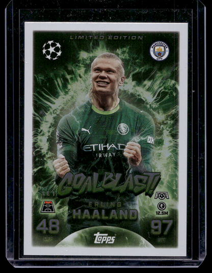 2025-26 Topps Match Attax - Goal Blast - Limited Edition - Erling Haaland #LE1