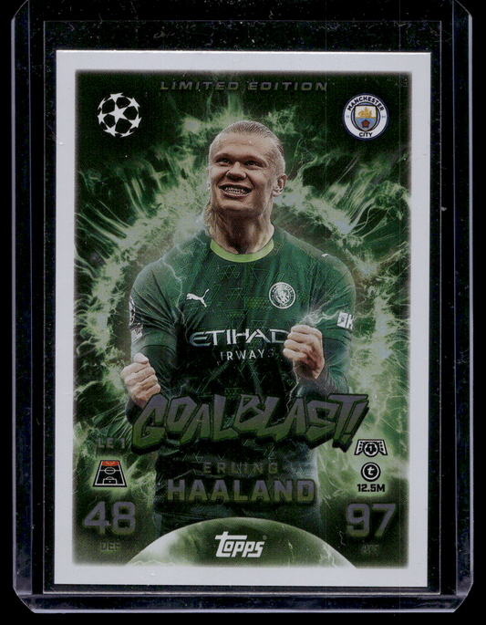 2025-26 Topps Match Attax - Goal Blast - Limited Edition - Erling Haaland #LE1