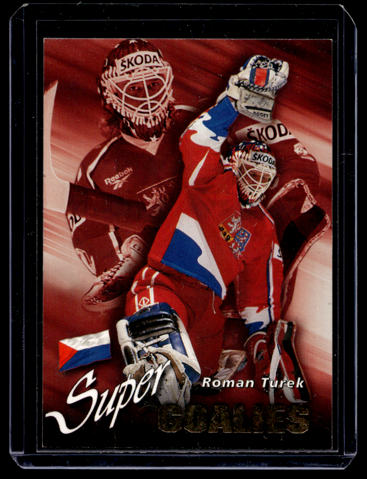 1996 Semic Wien - Super Goalies - Roman Turek #SG6