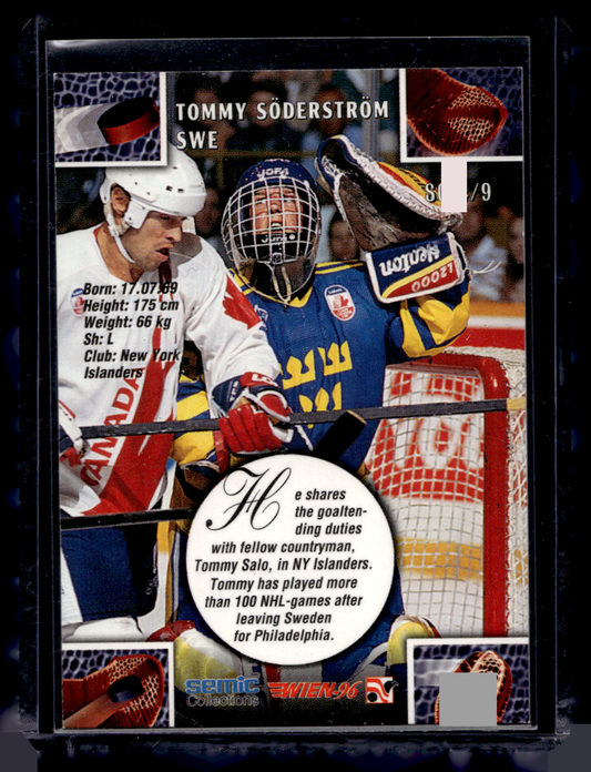 1996 Semic Wien - Super Goalies - Tommy Söderström #SG4