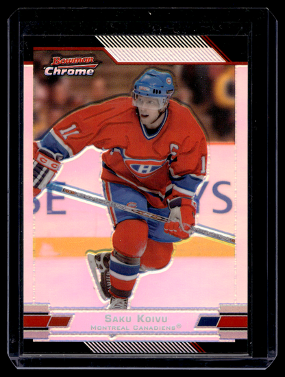 2003-04 Bowman Chrome Draft Picks &amp; Prospects - X-Fractor - Saku Koivu #94 /150