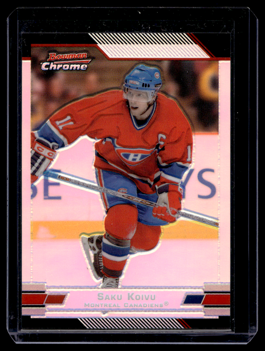 2003-04 Bowman Chrome Draft Picks &amp; Prospects - X-Fractor - Saku Koivu #94 /150