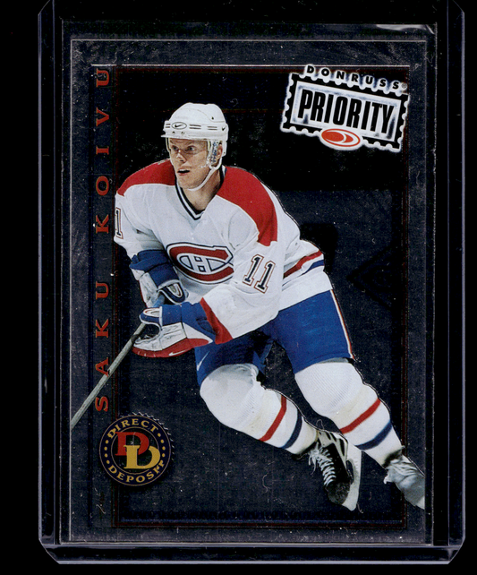 1997-98 Donruss Priority - Direct Deposit - Promo - Saku Koivu #21 /3000