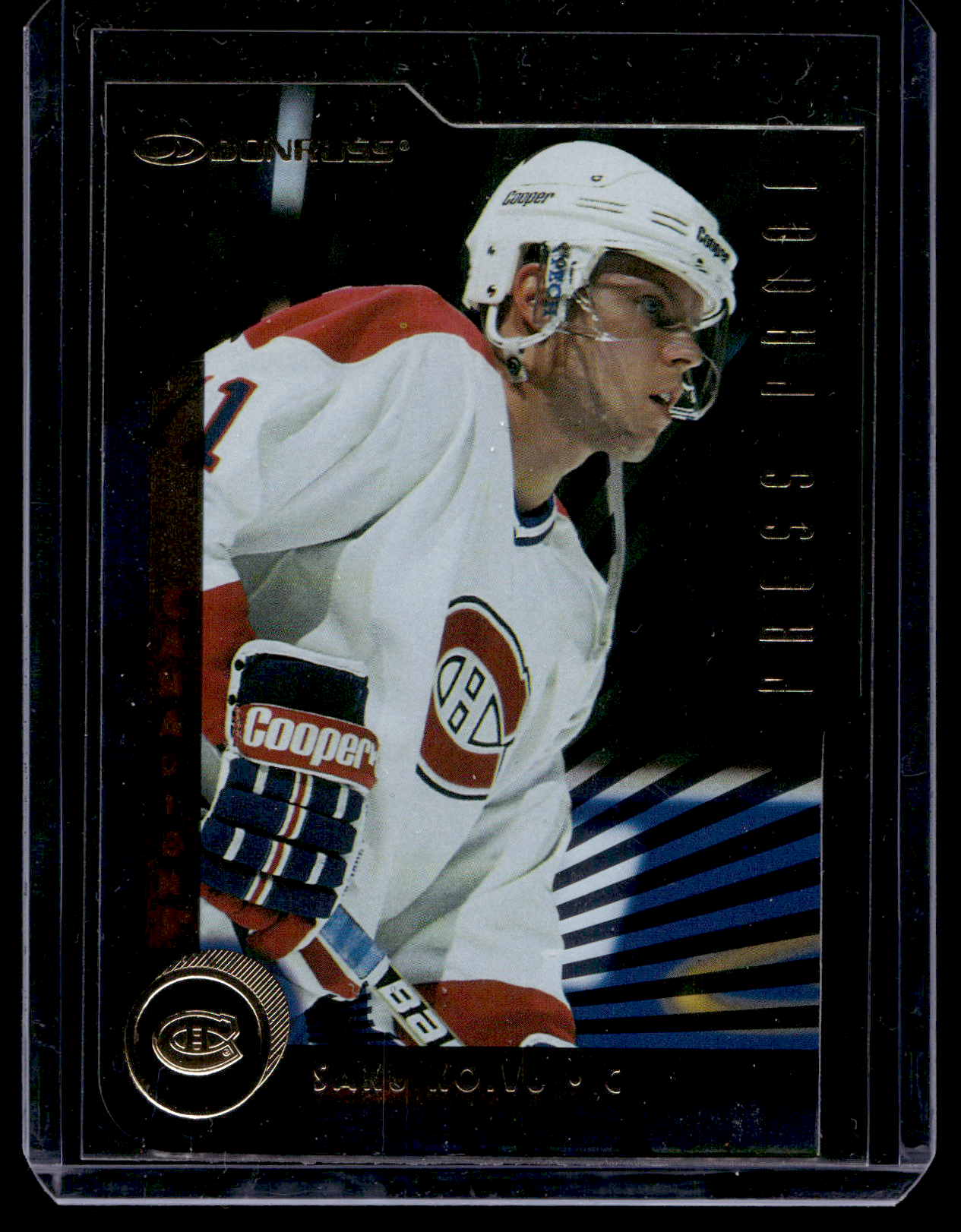 1997-98 Donruss - Gold Die-Cut Press Proof - Saku Koivu #53 /500