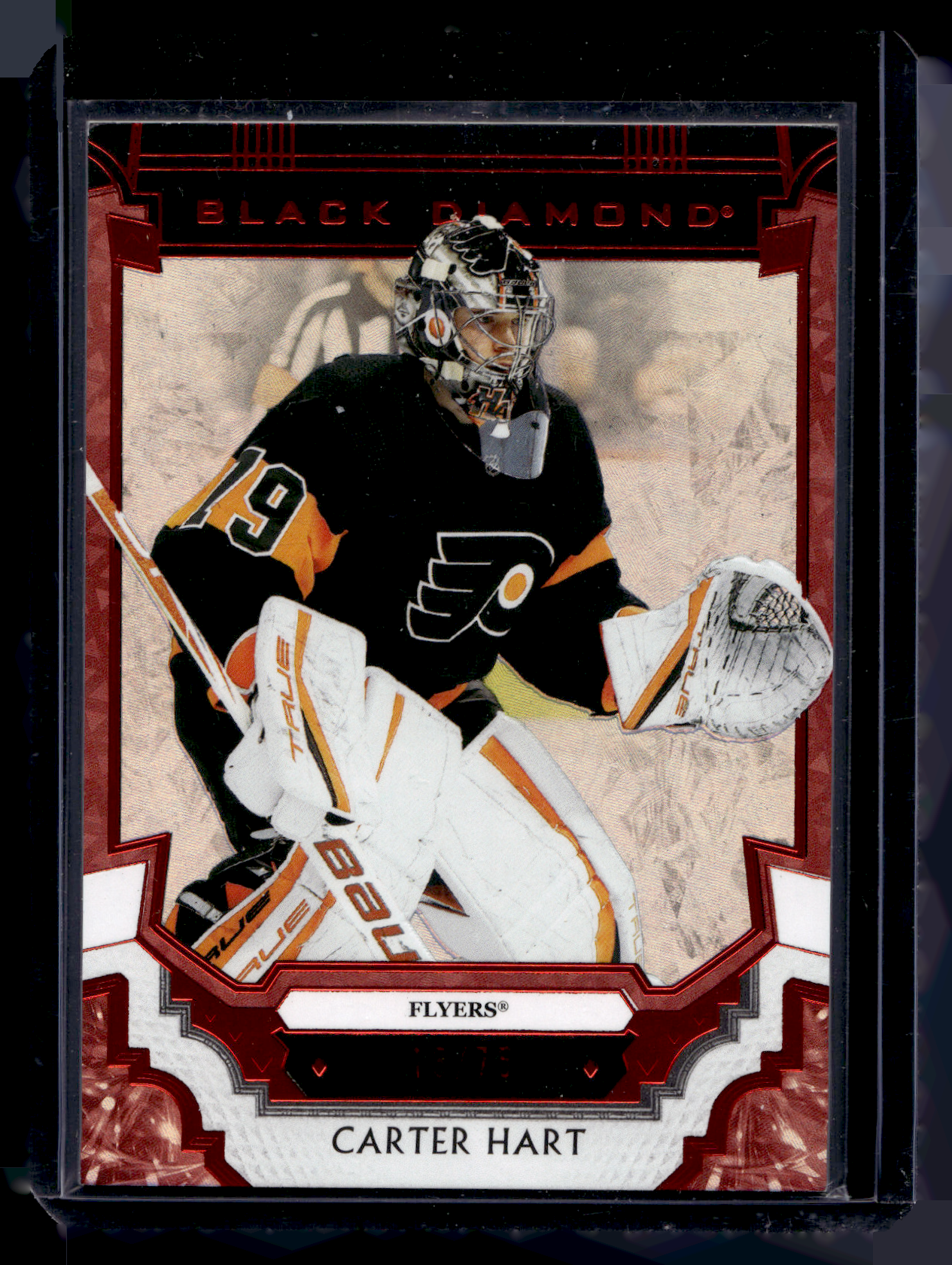 2023-24 Upper Deck Black Diamond - Red - Carter Hart #BDB-HA /75