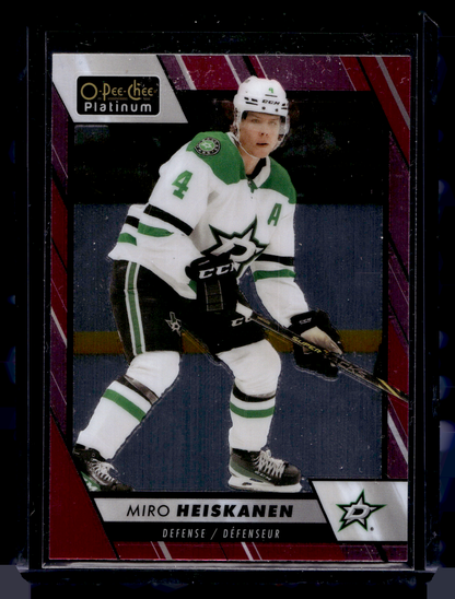 2023-24 Upper Deck OPC Platinum - Matte Pink - Miro Heiskanen #58