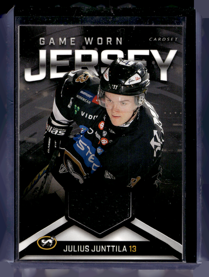 2019-20 Cardset - Game Worn Jersey - Julius Junttila /128