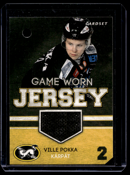 2012-13 Cardset - Game Worn Jersey - Ville Pokka /128
