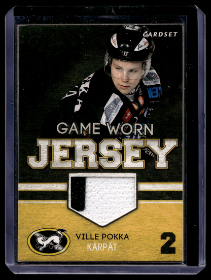 2012-13 Cardset - Game Worn Jersey - Ville Pokka /128