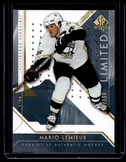 2006-07 Upper Deck SP Authentic - Limited - Mario Lemieux #23 /100