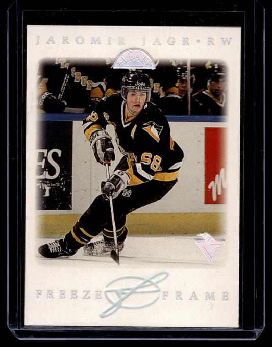 1995-96 Leaf - Freeze Frame - Jaromir Jagr #4 /10000