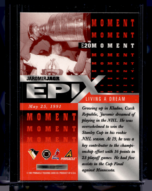 1997-98 Pinnacle - Epix - Orange Moment - Jaromir Jagr #E20