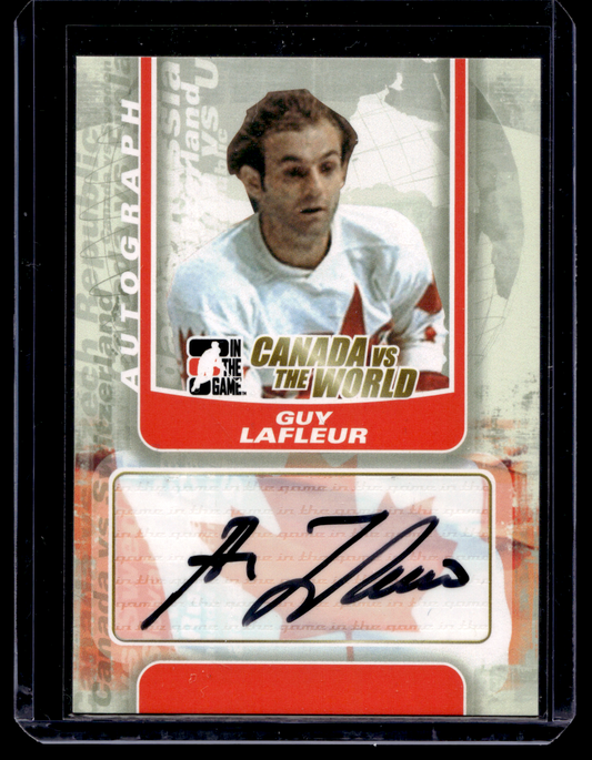 2011-12 In the Game Canada VS the World - Autographs - Guy Lafleur #A-GL