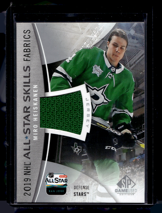 2019-20 Upper Deck SP Game Used - 2019 All-Star Skills Fabrics - Miro Heiskanen #AS-MH