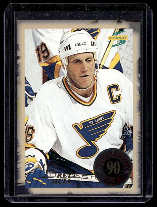 1994-95 Score - Ninety Plus Club - Brett Hull #NP11