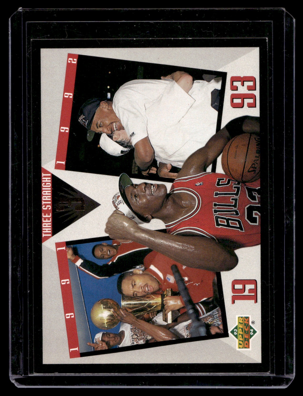 1993-94 Upper Deck - Special -Three Straight NBA Championships #SP-4