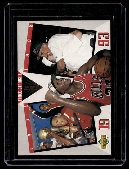 1993-94 Upper Deck - Special -Three Straight NBA Championships #SP-4