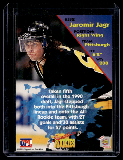 1995 Signature Rookies Auto-Phonex - Jaromir Jagr - #JJ2 /5000