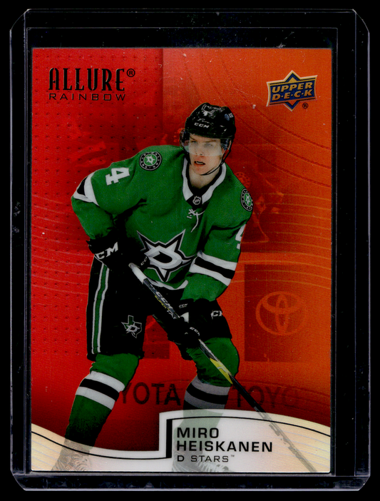 2021-22 Upper Deck Allure - Rainbow - Red Orange - Miro Heiskanen #R-69